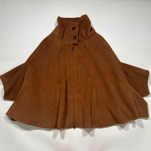 BEARDSLEY ビアズリー ポンチョ キャメル.