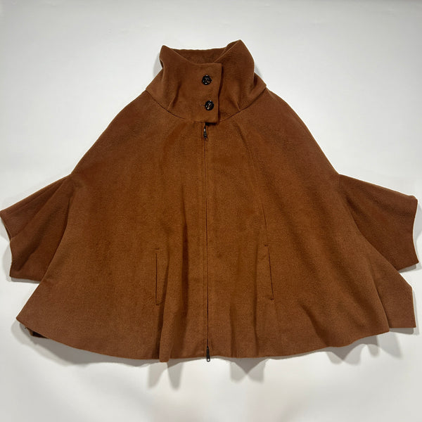 BEARDSLEY ビアズリー ポンチョ キャメル.