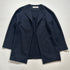 GALERIE VIE ノーカラージャケット ネイビー.