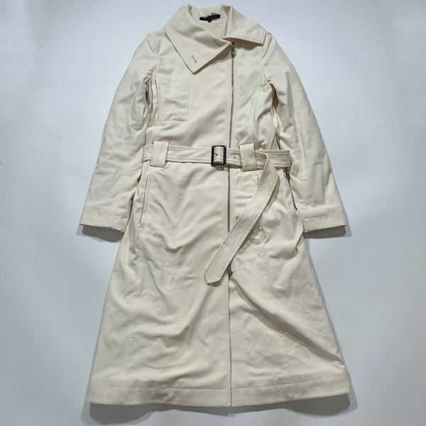 theory キルティング ロングコート ベルト付き.