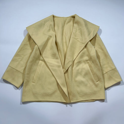 EMMEL REFINES エメルリファインズ ビッグカラー ショートコート.