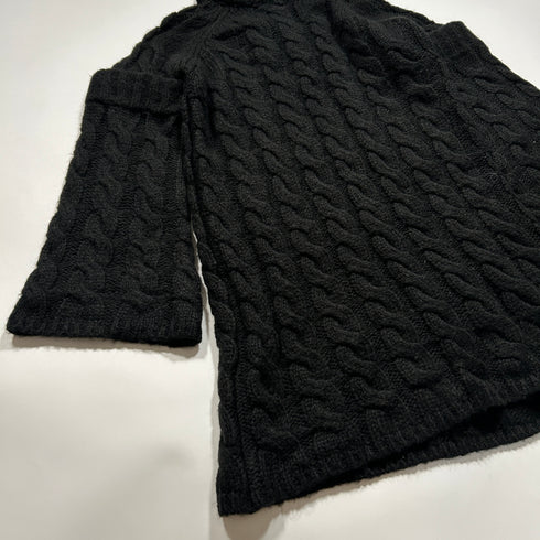 MELT THE LADY バックオープン ハイネック ニットワンピース リボン.