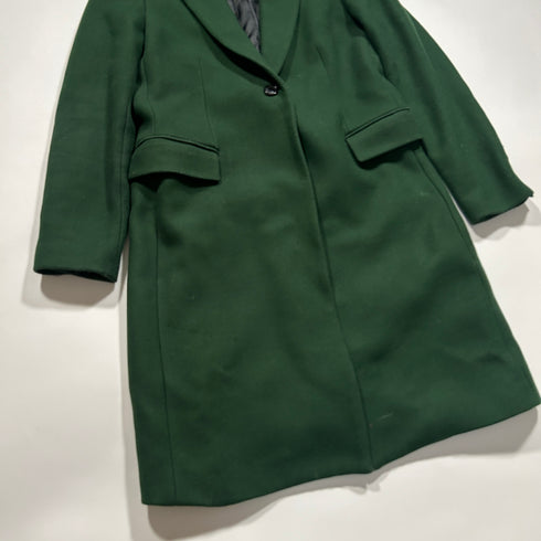 ZARA ザラ MANTECO マンテコ グリーン ロング チェスターコート.