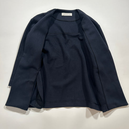 GALERIE VIE ノーカラージャケット ネイビー.