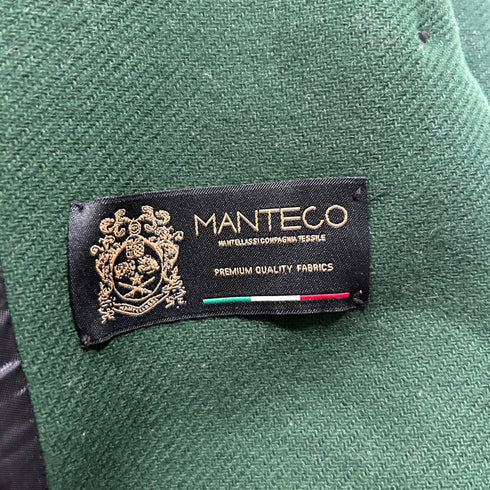 ZARA ザラ MANTECO マンテコ グリーン ロング チェスターコート.