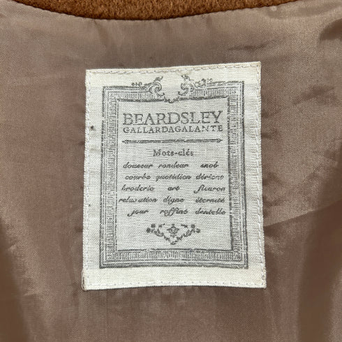 BEARDSLEY ビアズリー ポンチョ キャメル.