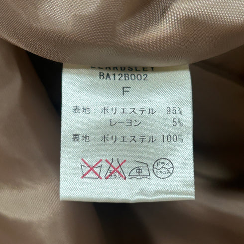 BEARDSLEY ビアズリー ポンチョ キャメル.