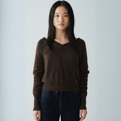 BURBERRY BLUE LABEL バーバリー ブルーレーベル ホース 刺繍 ニット セーター