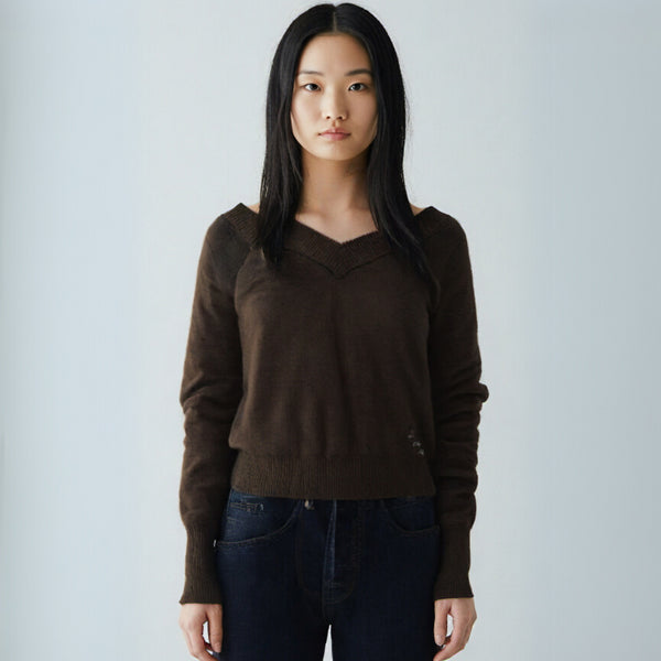 BURBERRY BLUE LABEL バーバリー ブルーレーベル ホース 刺繍 ニット セーター