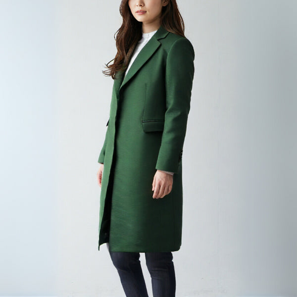 ZARA ザラ MANTECO マンテコ グリーン ロング チェスターコート