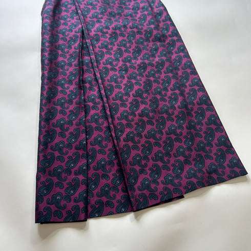 TAKESHI KOSAKA by Y's PinkLabal ペイズリー タック ロングスカート 1.