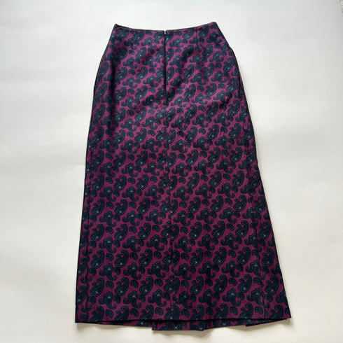 TAKESHI KOSAKA by Y's PinkLabal ペイズリー タック ロングスカート 1.