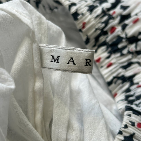 MARIHA マリハ ティアード フレア ロングスカート フラワー 花柄 総柄 マルチカラー