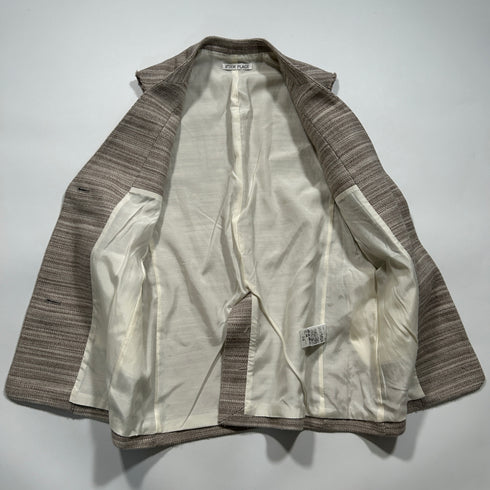 RIAM PLAGE リアムプラージュ ノースリーブジャケット ベスト ジレ 36 リネン ウール