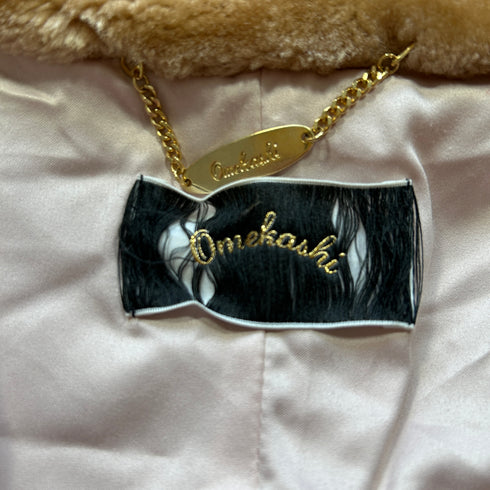 omekashi オメカシ ファーコート ロングコート ベージュ オーバーサイズ ゆったり 上品 大人 カジュアル