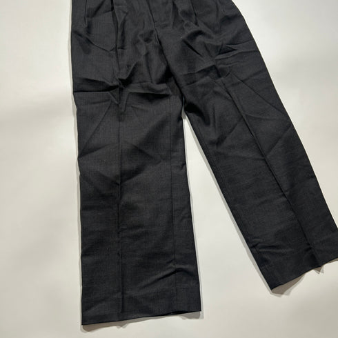 Deuxieme Classe ドゥーズィーエムクラス WOOL SERGE タックパンツ 34 グレー ウール