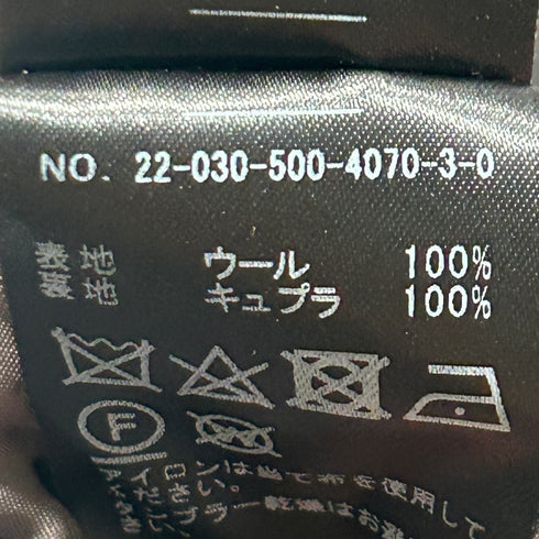 Deuxieme Classe ドゥーズィーエムクラス WOOL SERGE タックパンツ 34 グレー ウール