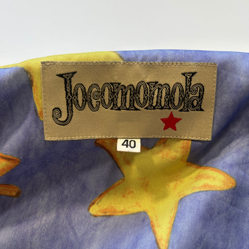 Jocomomola ホコモモラ ロングコート ドローコード ガウン 40 ブラック