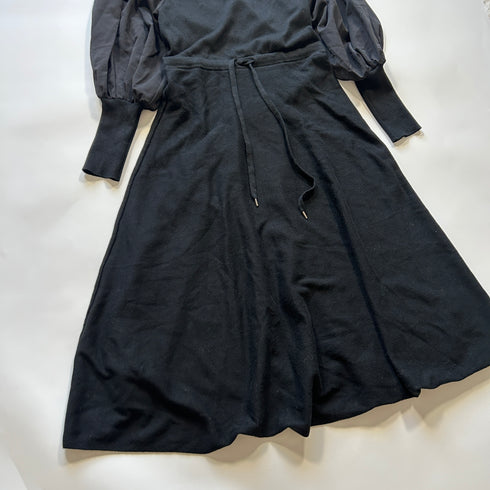 PAMEO POSE パメオポーズ Mandarin Knit Dress ロングワンピース モード ハイネック FREE