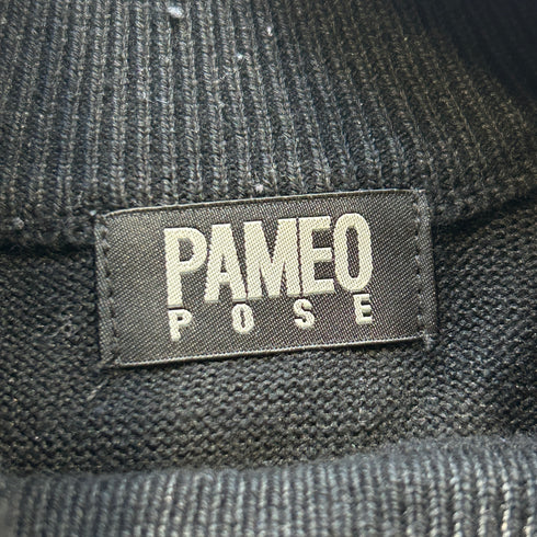 PAMEO POSE パメオポーズ Mandarin Knit Dress ロングワンピース モード ハイネック FREE