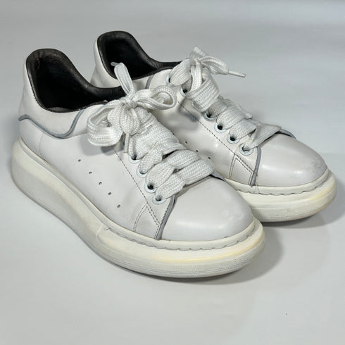 Alexander McQueen アレキサンダーマックイーン オーバーサイズド スニーカー 36 レザー ホワイト