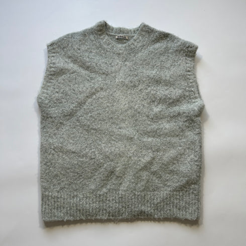 AURALEE オーラリー WOOL ALPACA FELT KNIT VEST ウール アルパカ フェルト ニット ベスト 1