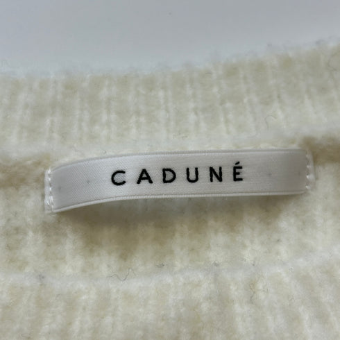 CADUNE カデュネ フレア ニット シャツ ドッキング レイヤード セーター 38