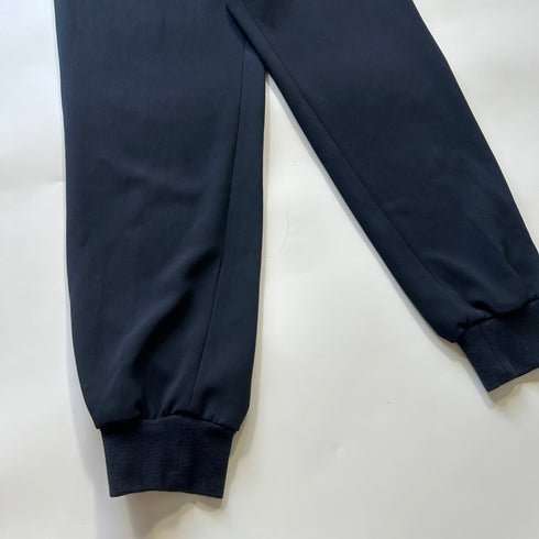 Whim Gazette ウィムガゼット 裾リブ ジョガー イージー パンツ サイズフリー ネイビー