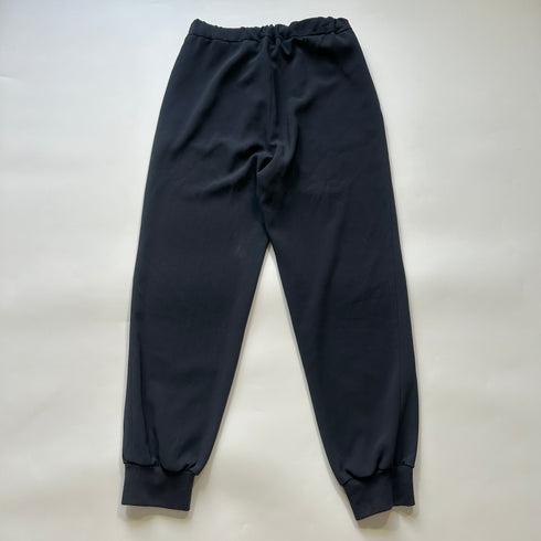 Whim Gazette ウィムガゼット 裾リブ ジョガー イージー パンツ サイズフリー ネイビー