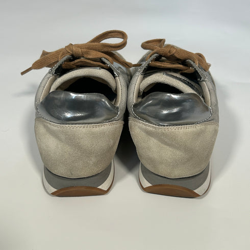 BRUNELLO CUCINELLI ブルネロクチネリ モニーレ スエード スニーカー ベージュ グレー ブラウン