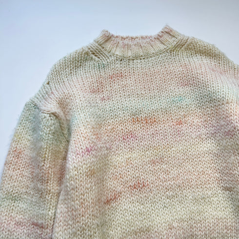 GALLARDAGALANTE ガリャルダガランテ モヘヤ グラデーション マルチカラー オーバーサイズ ニット