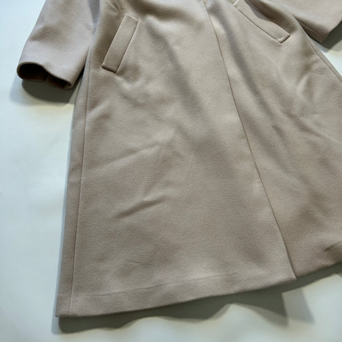 EMMEL REFINES エメルリファインズ カシミヤ ダブル ロングコート ベージュ M