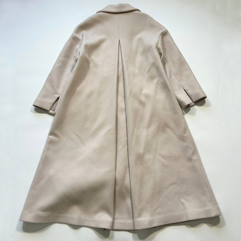 EMMEL REFINES エメルリファインズ カシミヤ ダブル ロングコート ベージュ M