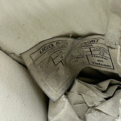 UGG アグ ZILO ザイロ レザー スニーカー 23 アイボリー