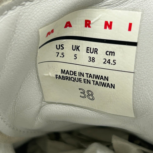 MARNI マルニ Dada Bumper ダダ バンパー レザー スニーカー 24.5 ホワイト