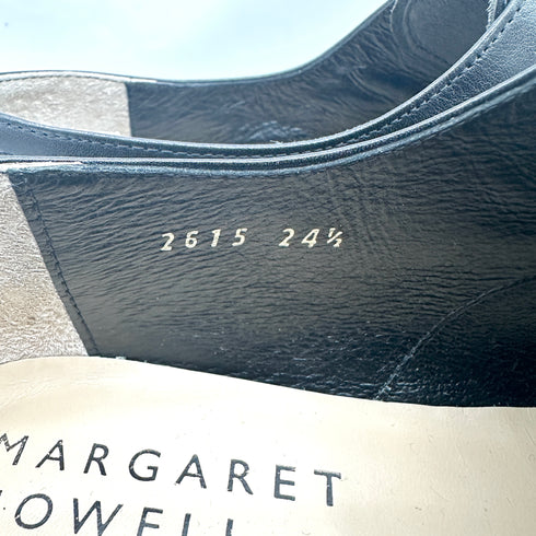 45R ジンバネルタータンのフリルカシュクールブラウス ブラウン チェック柄