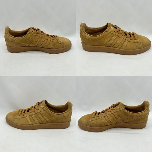 adidas アディダス CAMPUS キャンパス FZ1949 ヌバックレザー スニーカー 24.0 ウィート ゴールド