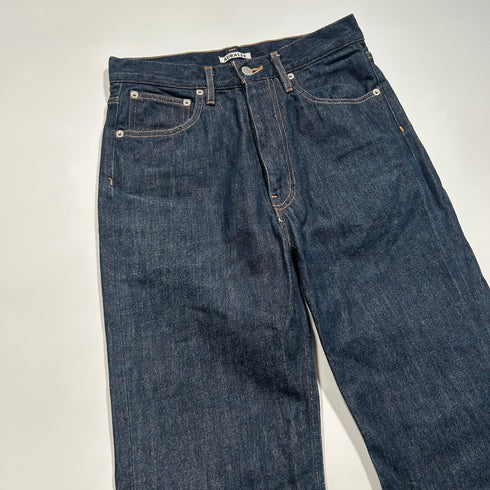 AURALEE オーラリー HARD TWIST DENIM 5P PANTS 26 デニム ジーンズ ハイウエスト