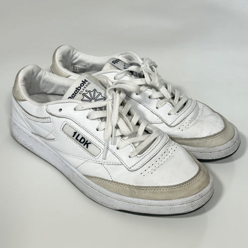 1LDK × REEBOK ワンエルディーケー リーボック CLUB C 85 クラブシー レザー スニーカー ホワイト