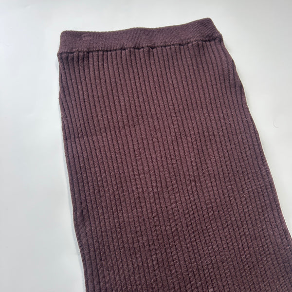 anuans アニュアンス リブニット タイト スカート