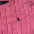Polo Ralph Lauren ポロラルフローレン 半袖 ケーブル ニット ピンク XS