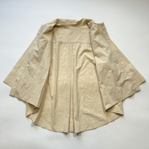 anuans アニュアンス ボウタイ フレアスリーブ ブラウス シャツ ゆったり きれい目 ワイド