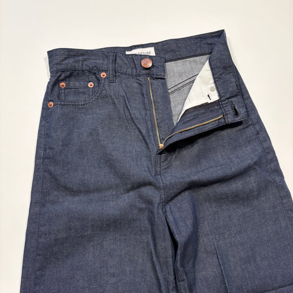 23区DENIM 23クデニム ワイドストレート ライトオンス ワンウォッシュ 濃紺 ネイビー 32