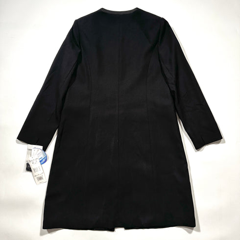 東京ソワール ウォッシャブル機能付き 通年使い ロングジャケット コート フォーマル ロング ノーカラージャケット ブラック 13号 XL