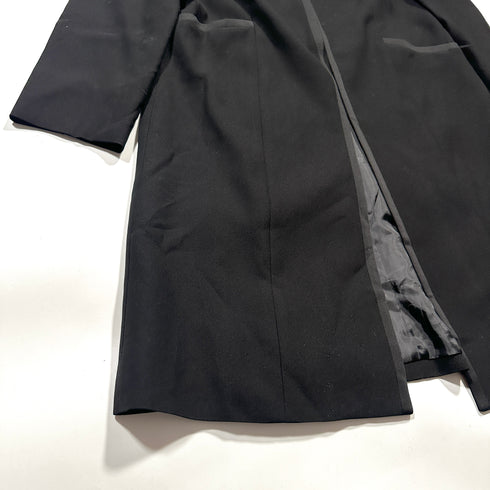 東京ソワール ウォッシャブル機能付き 通年使い ロングジャケット コート フォーマル ロング ノーカラージャケット ブラック 13号 XL