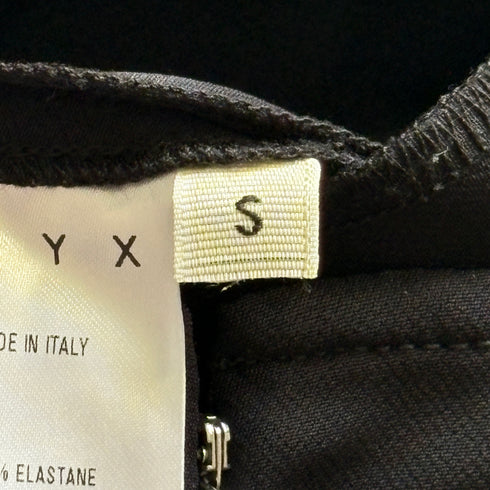 ALYX アリクス ストレッチ パンツ ブラック デザイン スリット ブラック モード ストレッチ