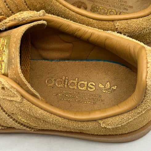 adidas アディダス CAMPUS キャンパス FZ1949 ヌバックレザー スニーカー 24.0 ウィート ゴールド