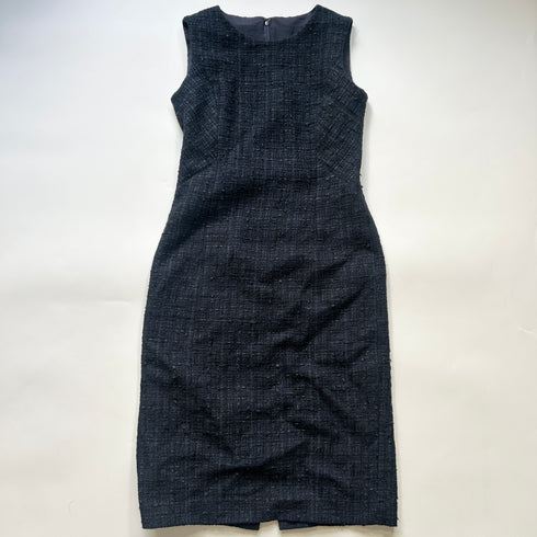 ANAYI アナイ ツイード ワンピース セレモニー 入学式 卒業式 オケージョン ネイビー 38