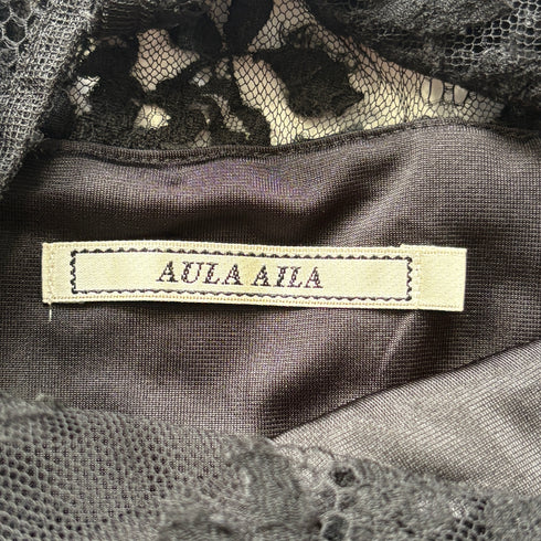 AULA AILA アウラアイラ 総レース オールインワン シアー ドレス モード