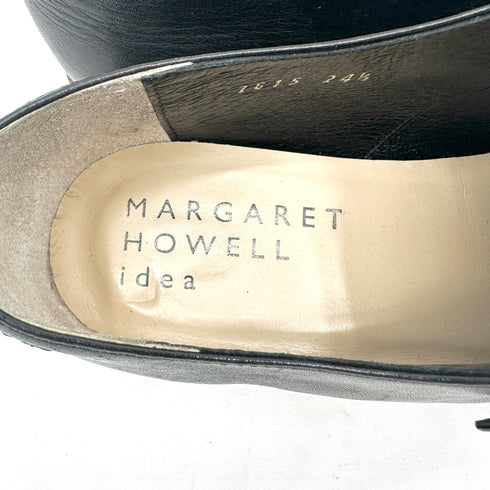 マーガレットハウエル ダブルモンク【24.5cm】ブラック 黒 2615